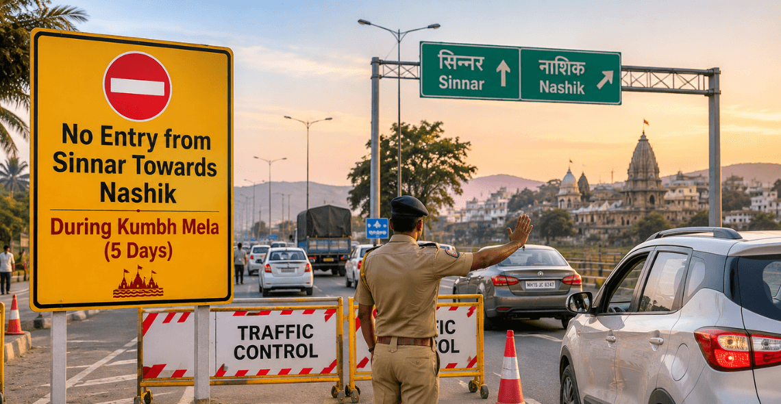 Traffic management preparations on the Sinnar-Nashik route for Kumbh Mela 2027