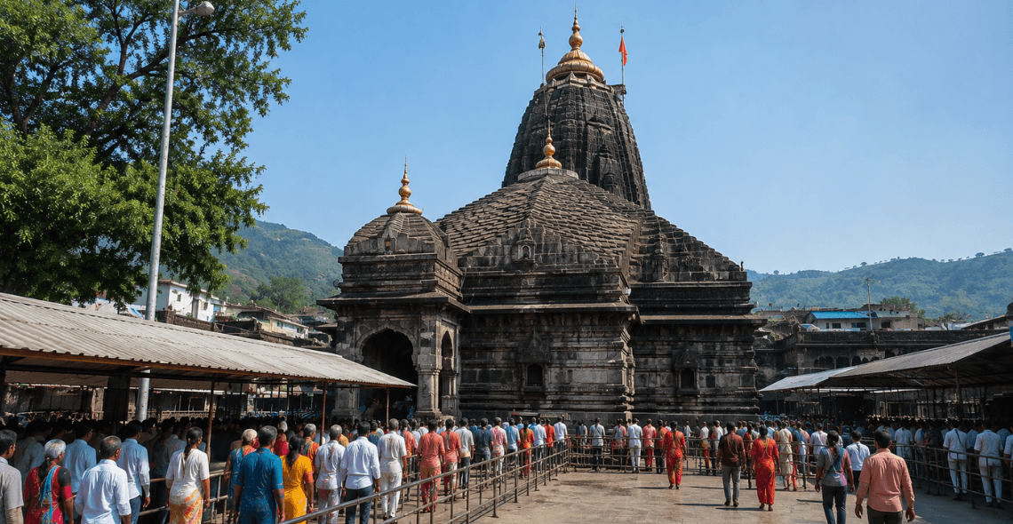 Trimbakeshwar Temple preparations for Kumbh Mela 2027 and pilgrim crowd management