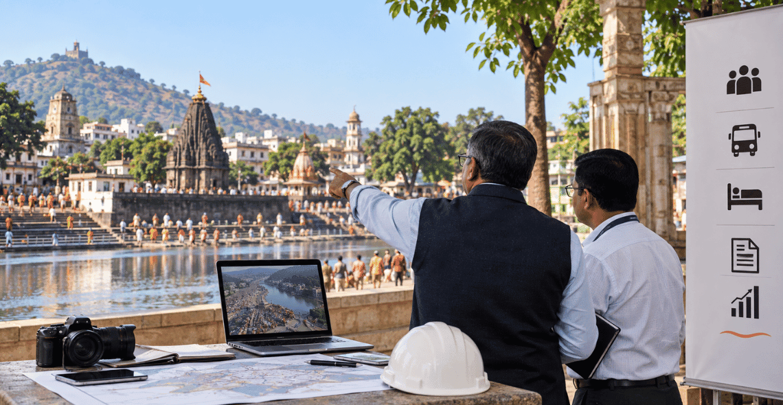 Shekhar Singh discussing Nashik Kumbh 2027 planning