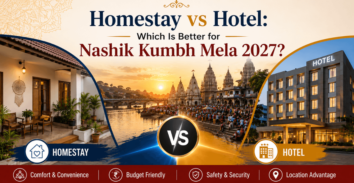 Homestay vs Hotel: Which Is Better for Nashik Kumbh Mela 2027?