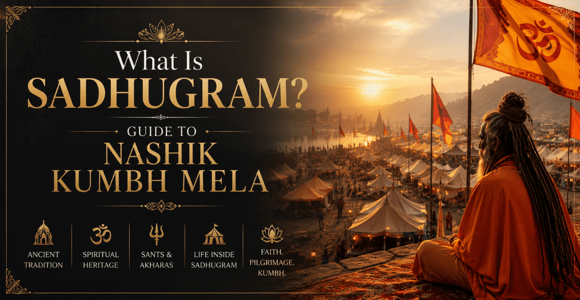 Sadhugram in Nashik Kumbh Mela