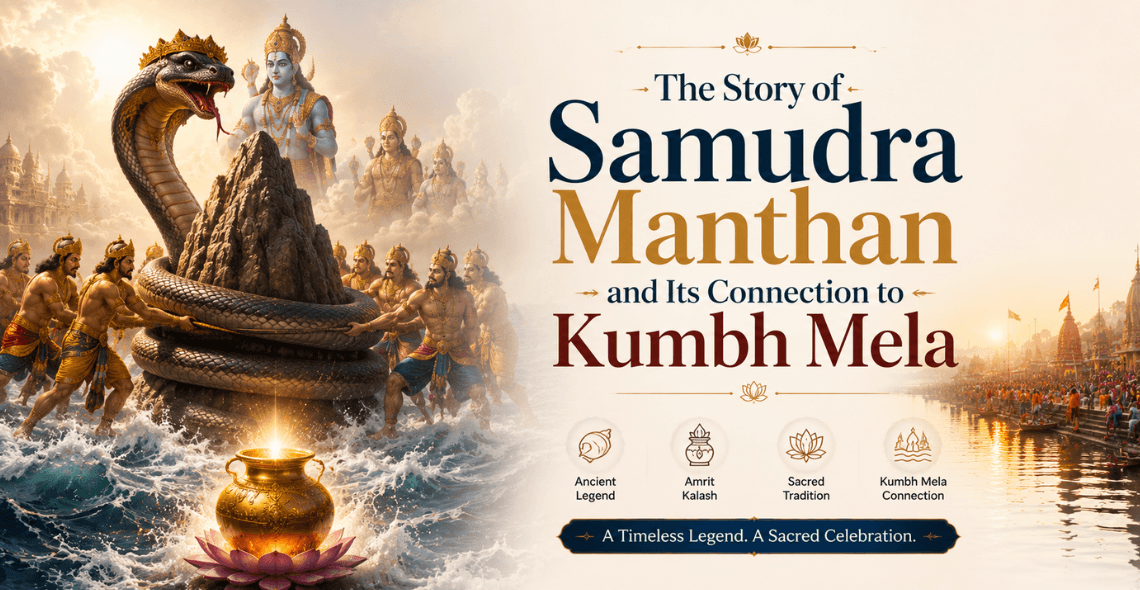 The Story of Samudra Manthan and Kumbh Mela Connection